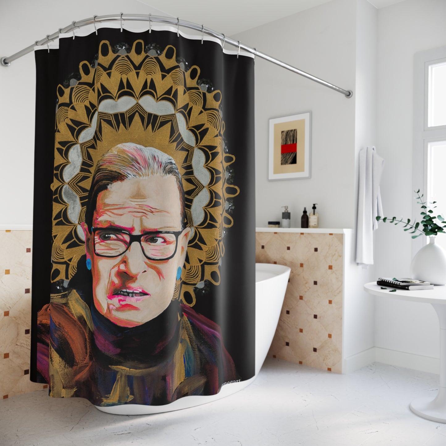 Ruth Bader Ginsburg Shower Curtain