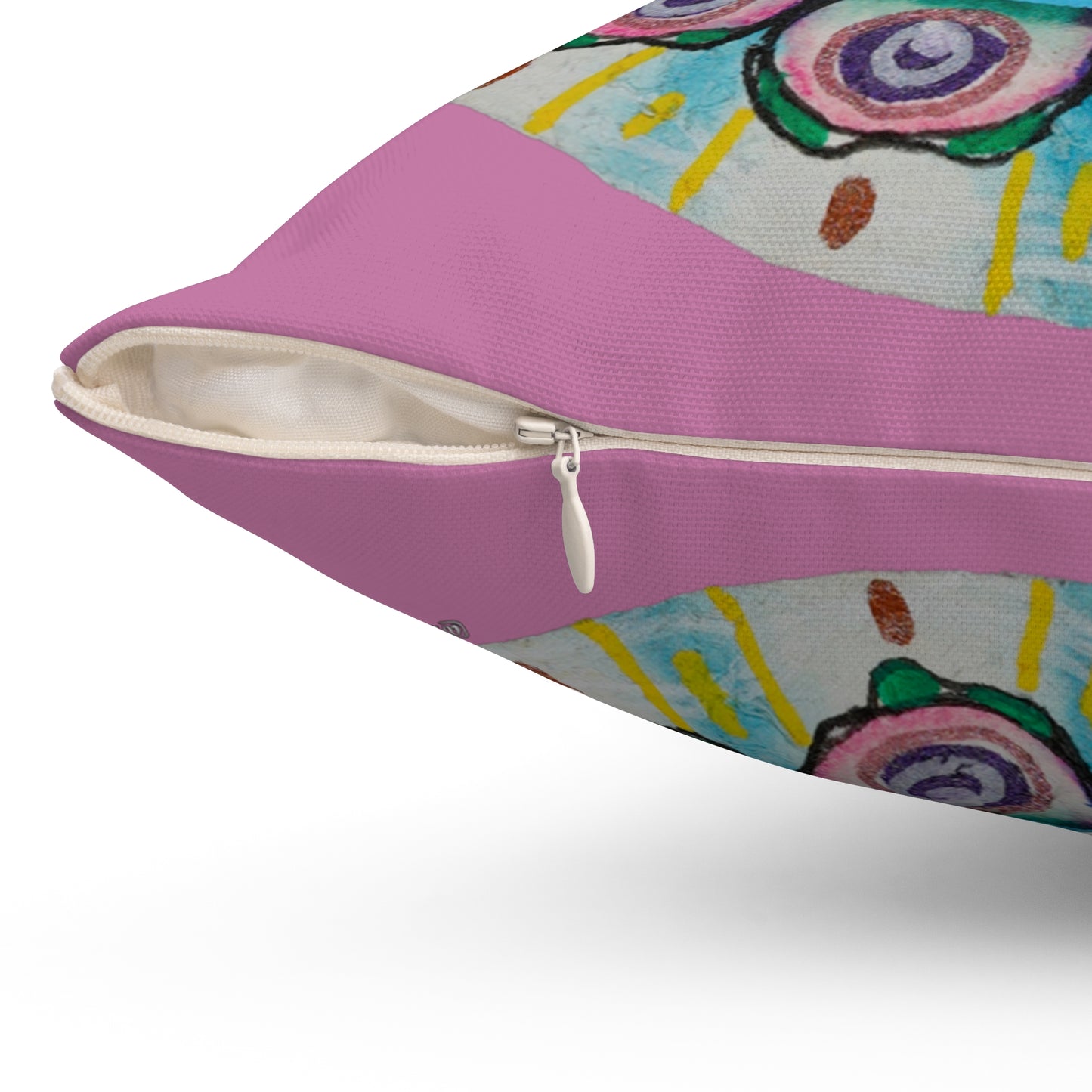 Eye 8 Spun Polyester Square Pillow