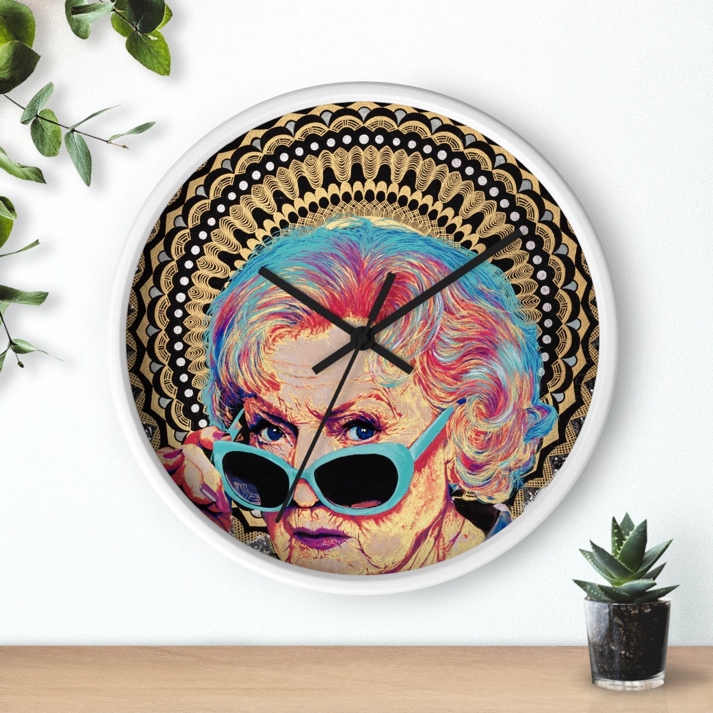 Betty White Wall Clock