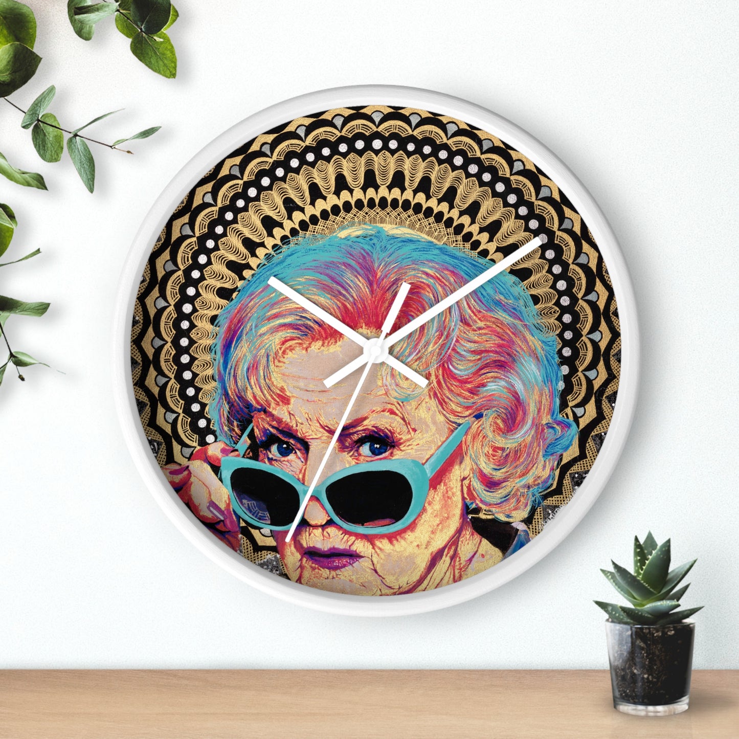 Betty White Wall Clock