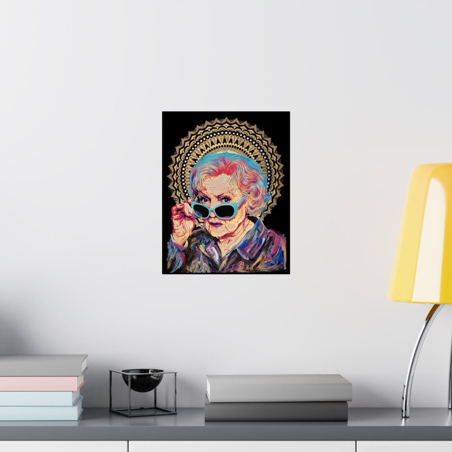 Betty White Matte Vertical Poster