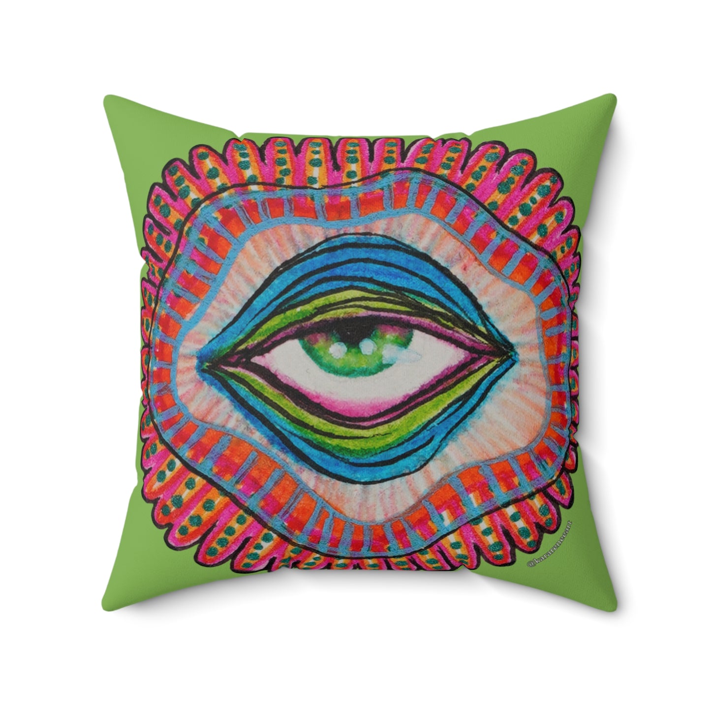 Eye 4 Spun Polyester Square Pillow