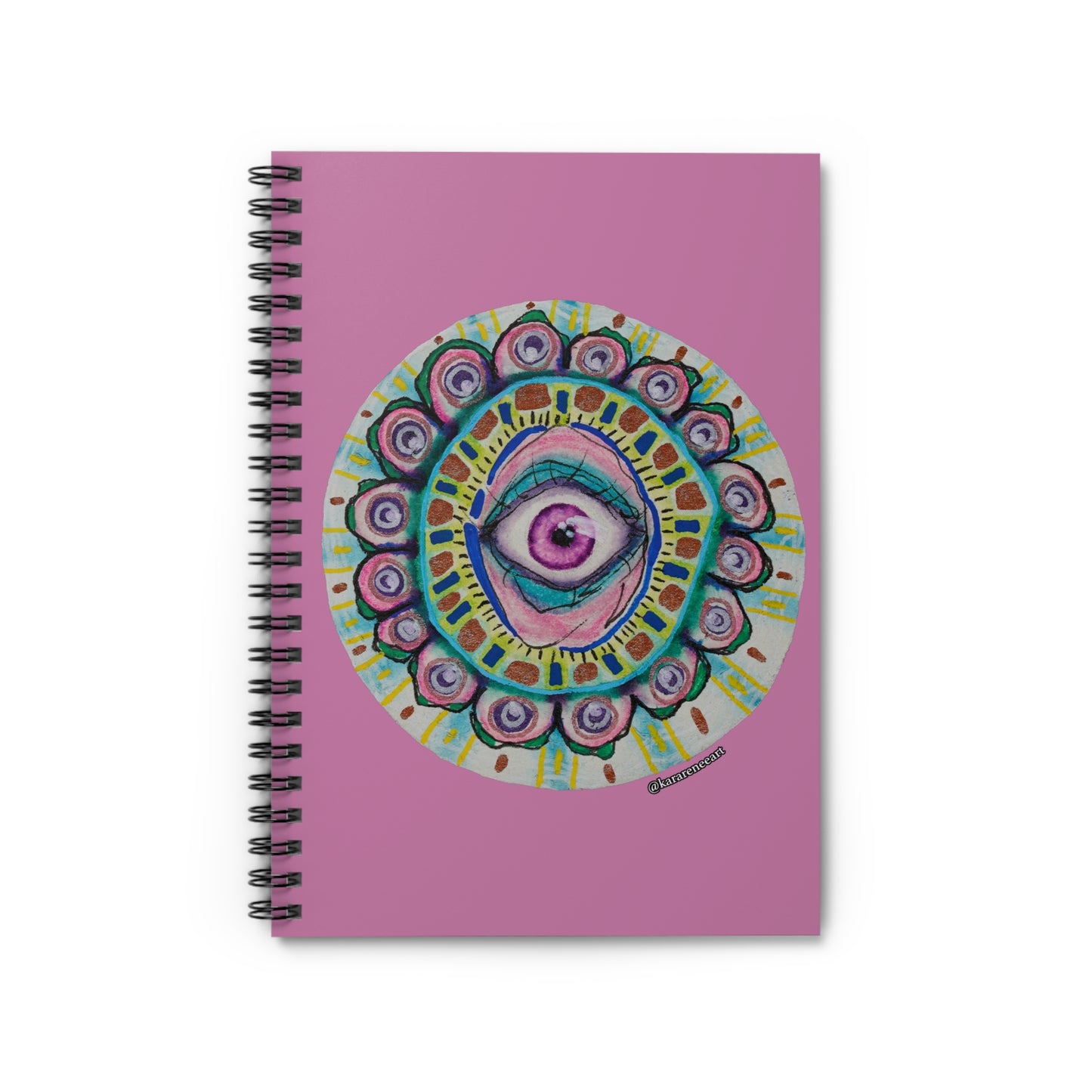 Eye 8 Spiral Notebook - Ruled Line