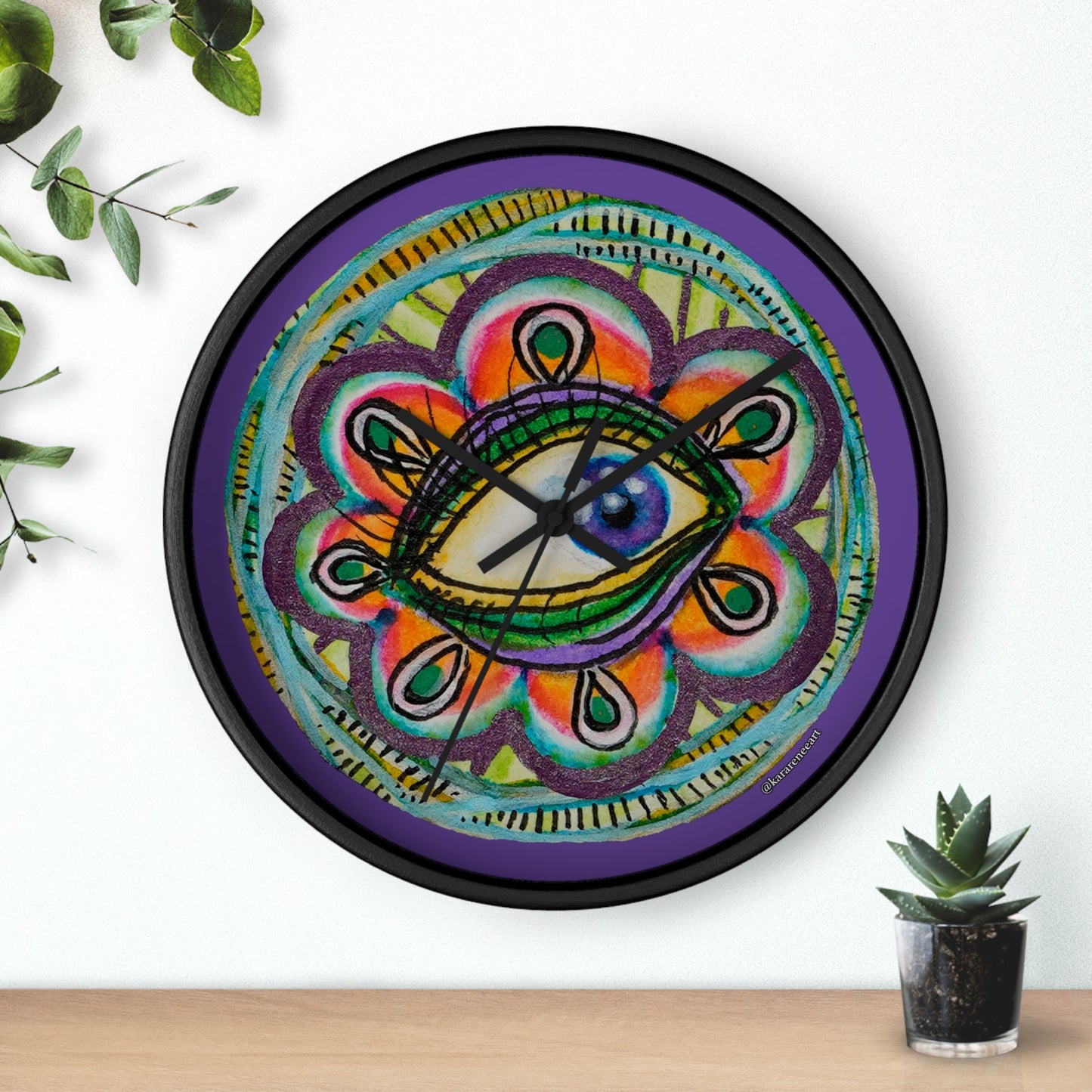 Eye 3 Wall Clock