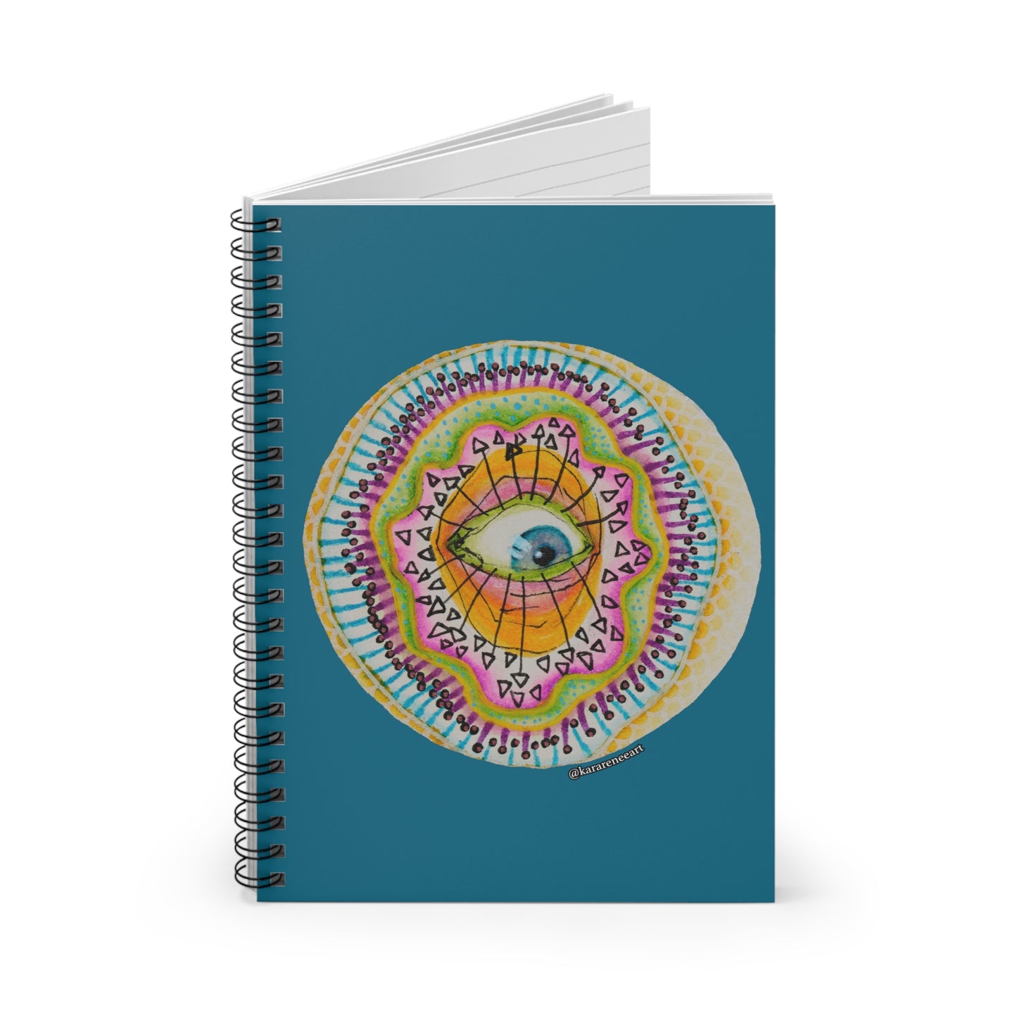 Eye 7 Spiral Notebook - Ruled Line