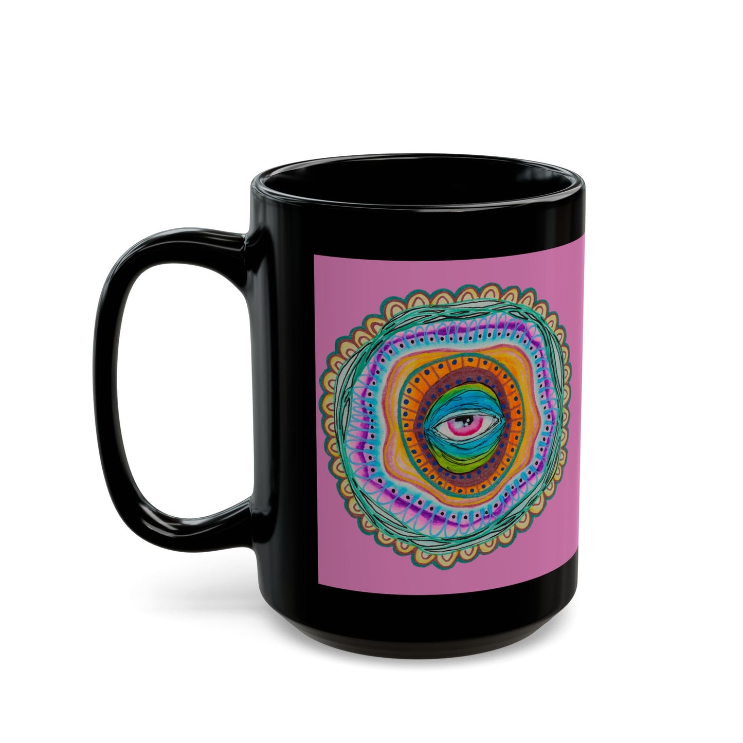 Eye 11 Black Mug (15oz)