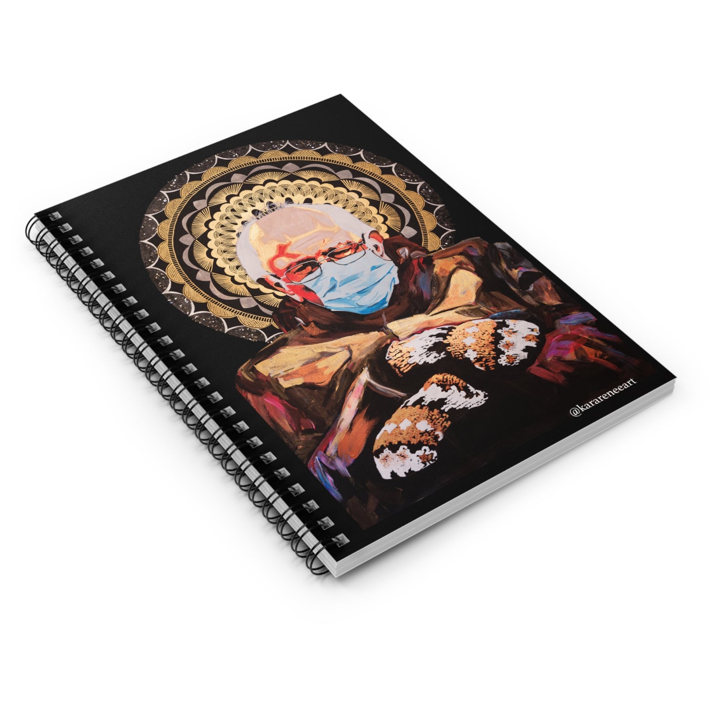 Bernie Sanders Spiral Notebook - Ruled Line