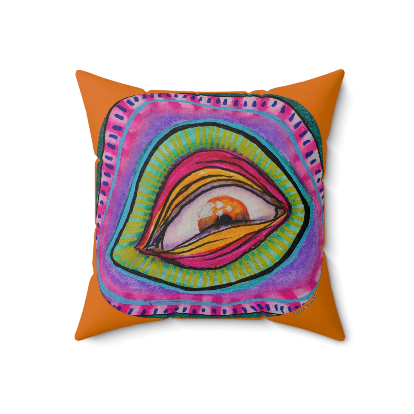 Eye 5 Spun Polyester Square Pillow