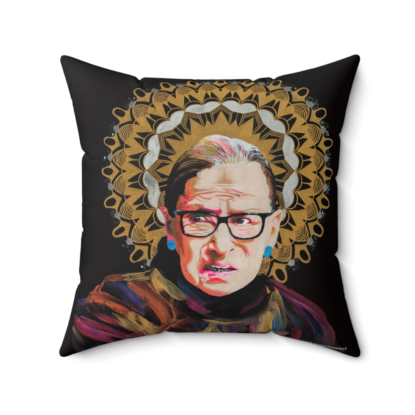 Ruth Bader Ginsburg Spun Polyester Square Pillow