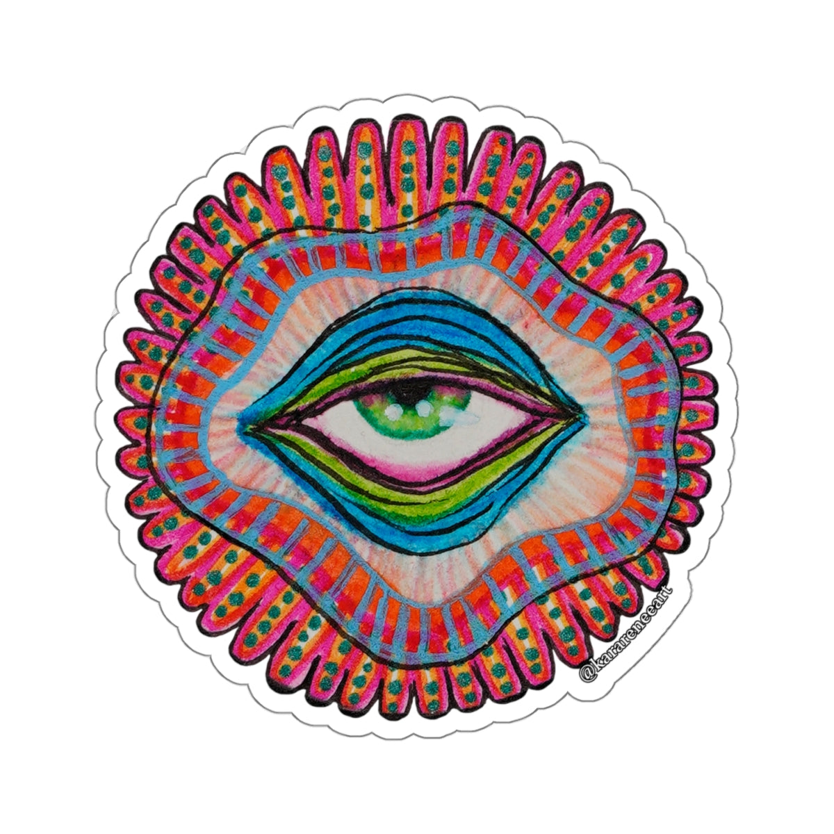 Eye 4 Kiss-Cut Sticker