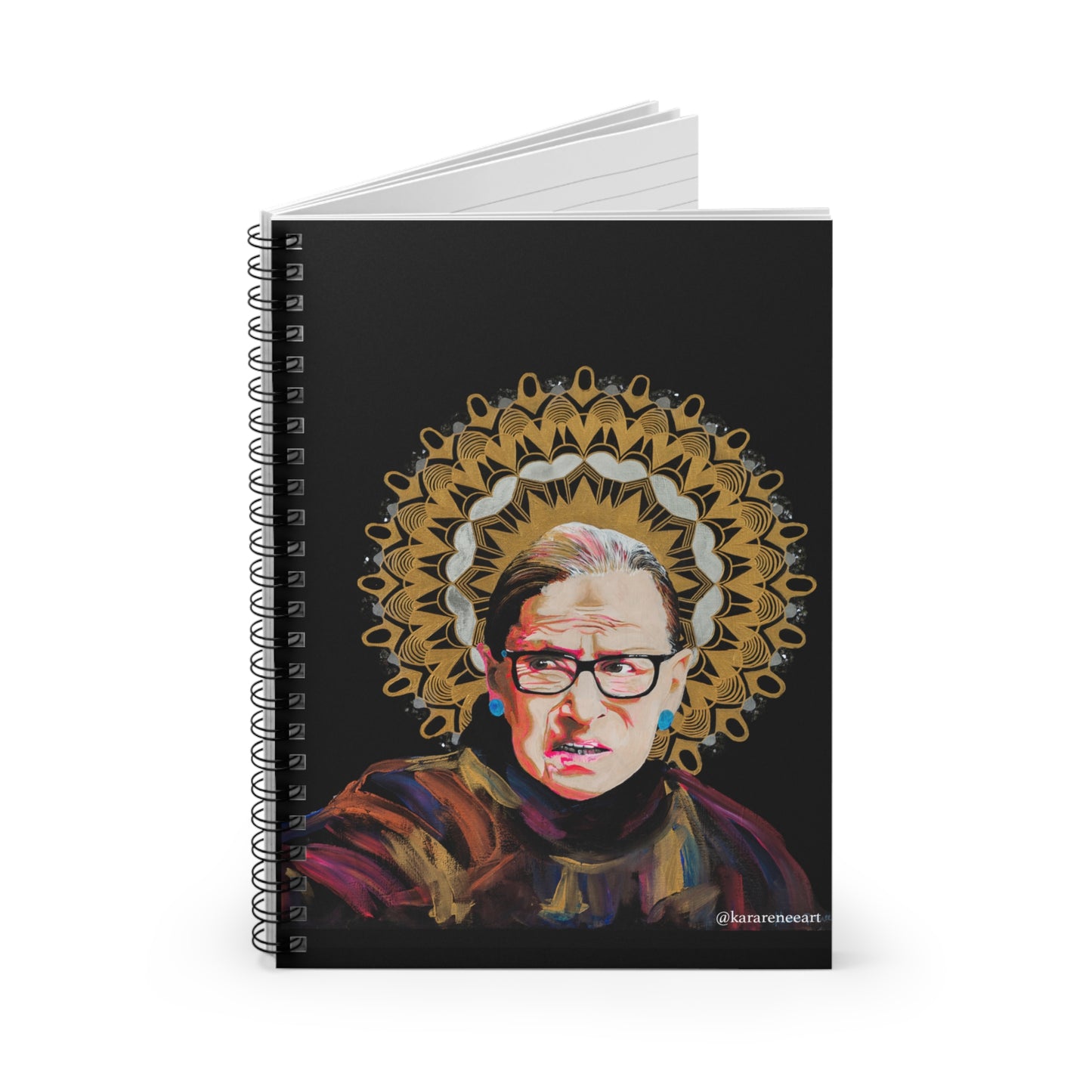 Ruth Bader Ginsburg Spiral Notebook - Ruled Line