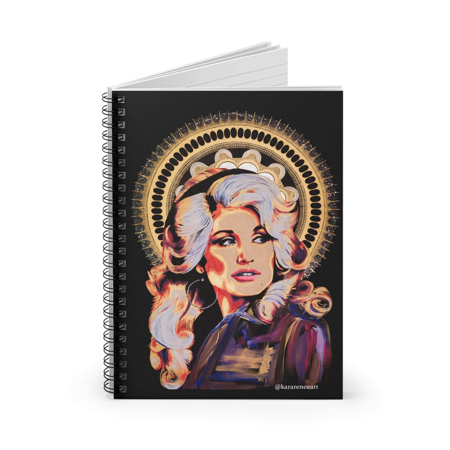 Dolly Parton Spiral Notebook - Ruled Line