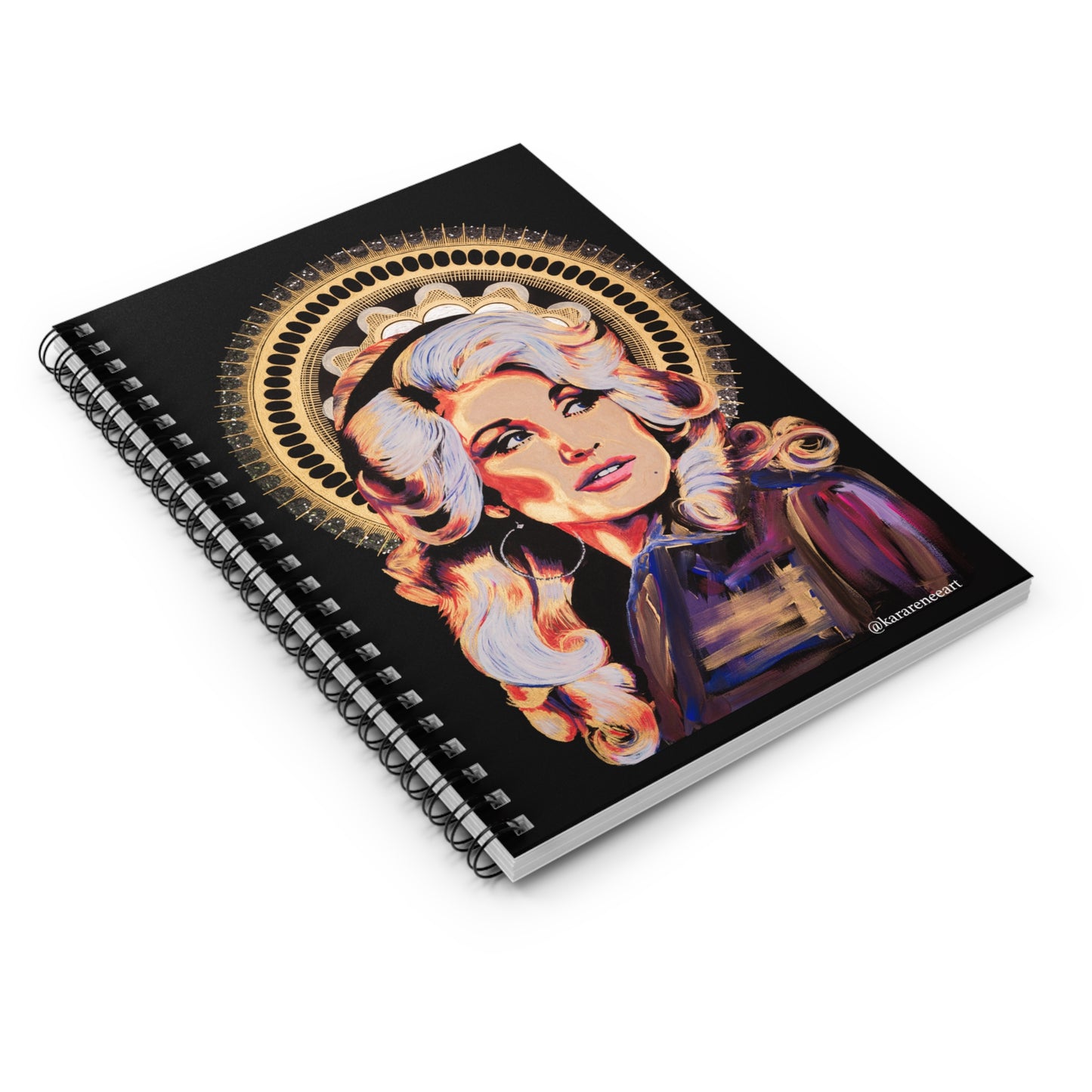 Dolly Parton Spiral Notebook - Ruled Line