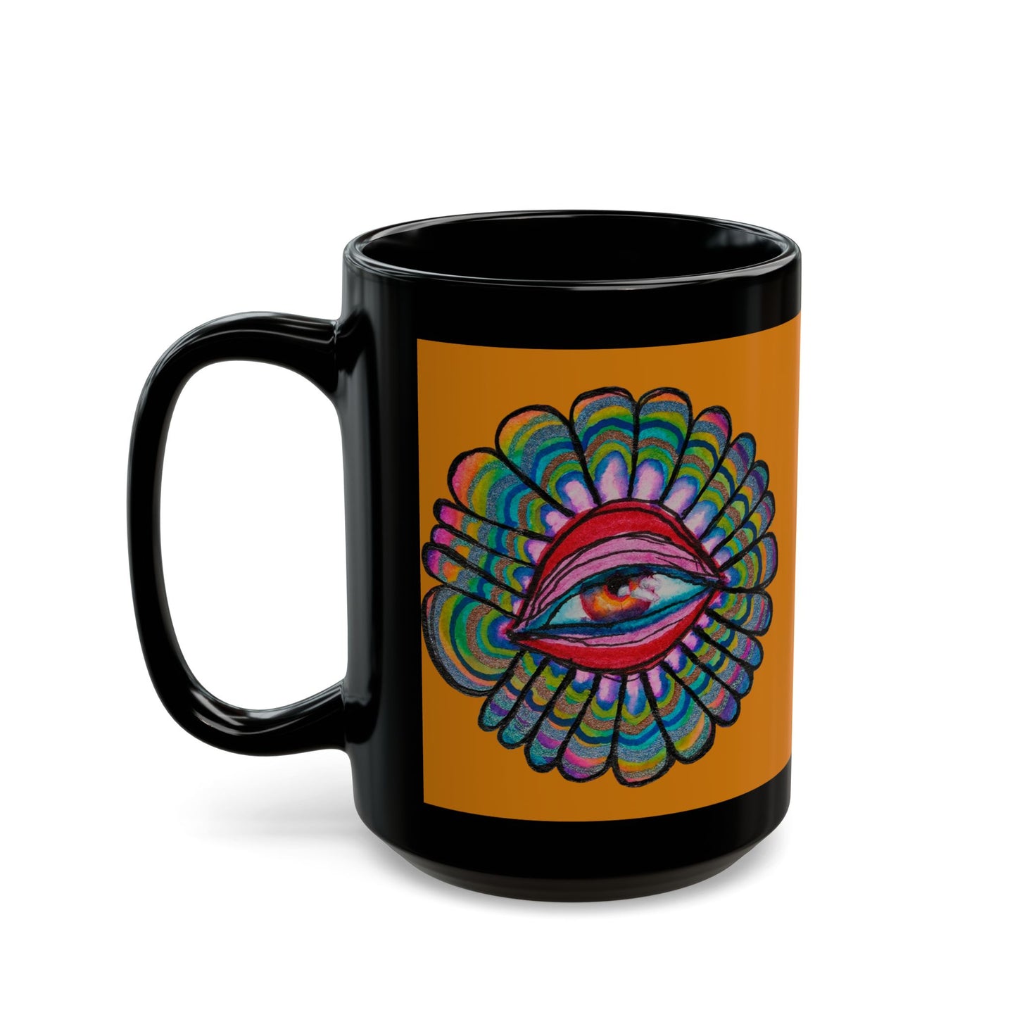 Eye 1 Black Mug (15oz)