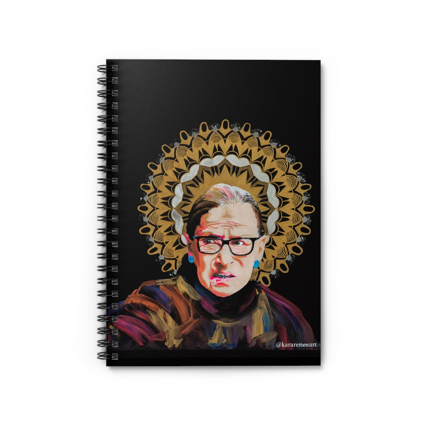 Ruth Bader Ginsburg Spiral Notebook - Ruled Line