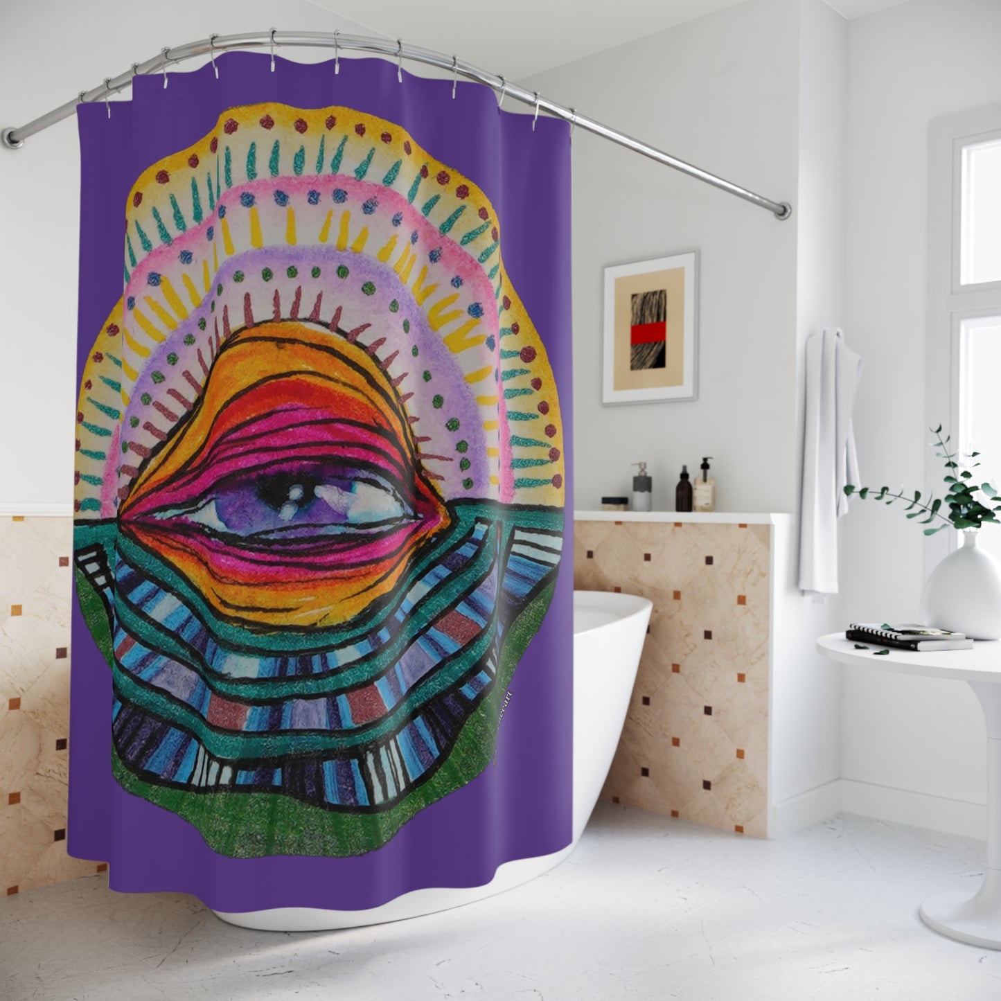 Eye 6 Shower Curtain