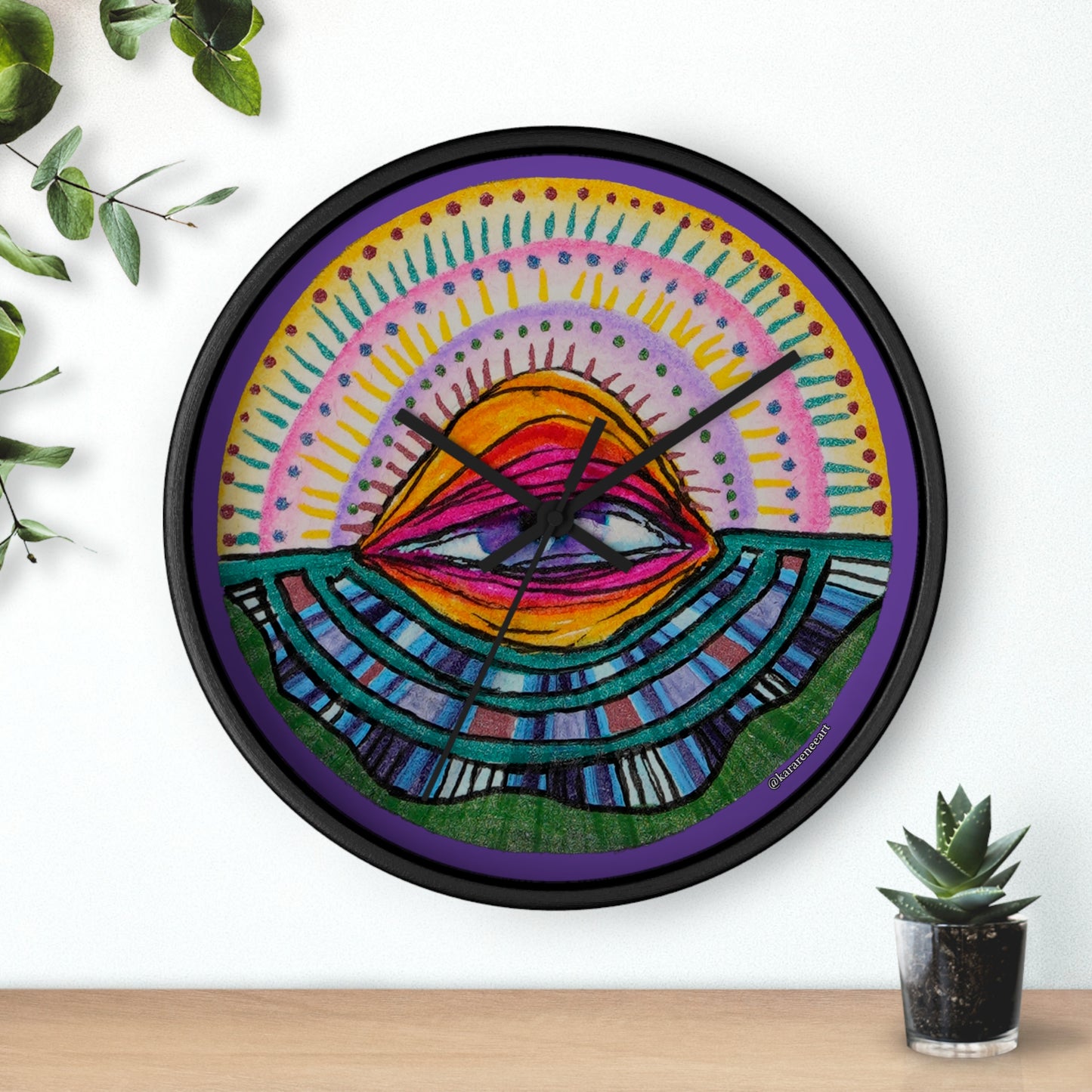 Eye 6 Wall Clock