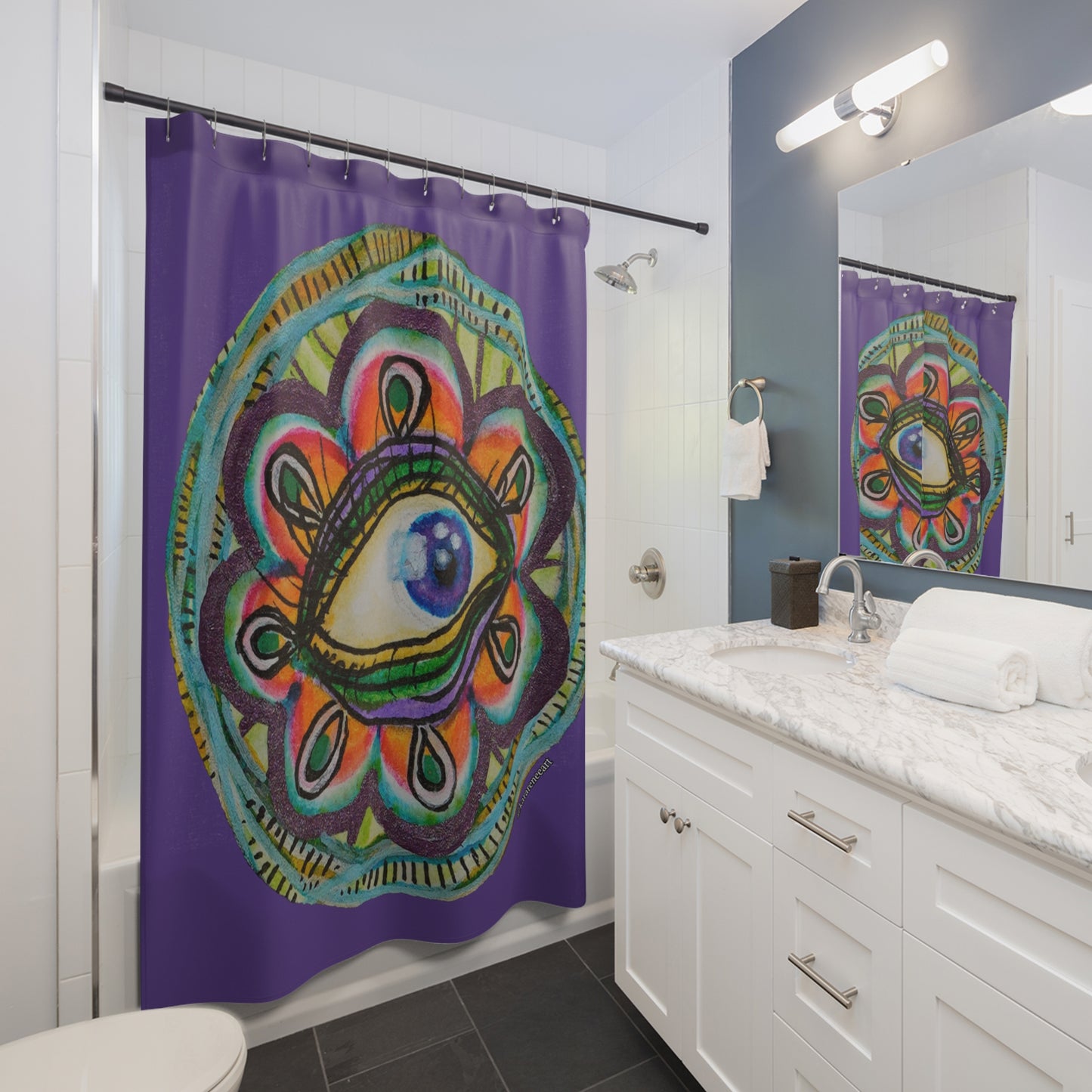 Eye 3 Shower Curtain