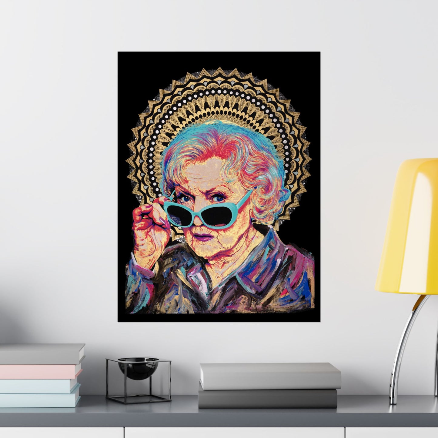 Betty White Matte Vertical Poster