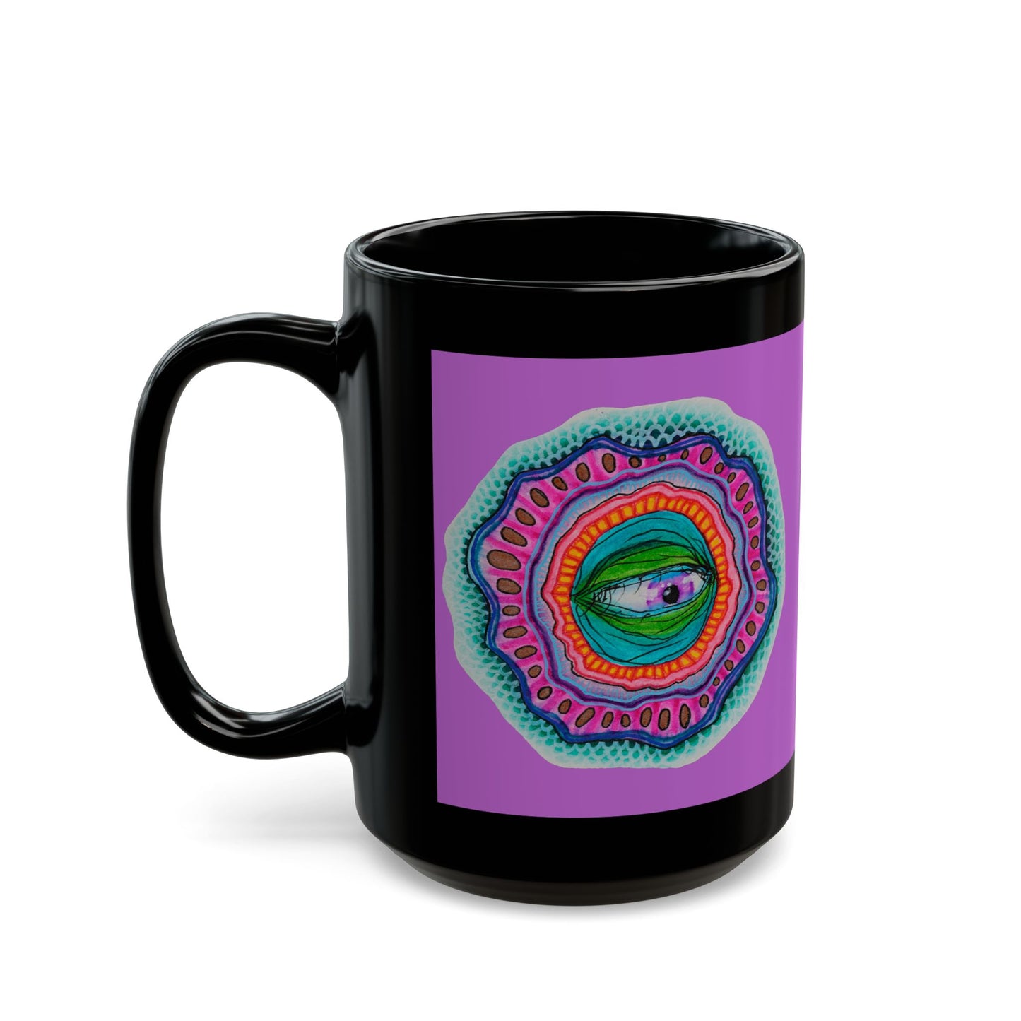 Eye 9 Black Mug (15oz)