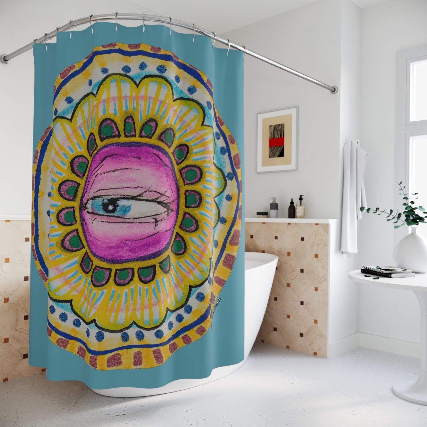 Eye 12 Shower Curtain