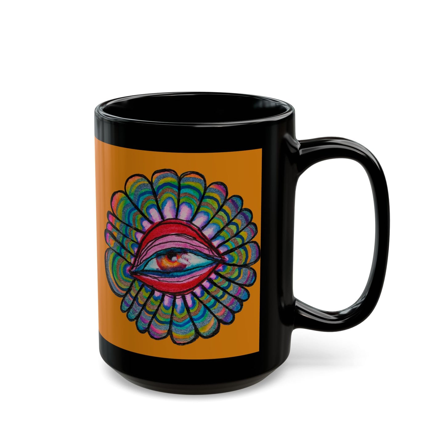 Eye 1 Black Mug (15oz)