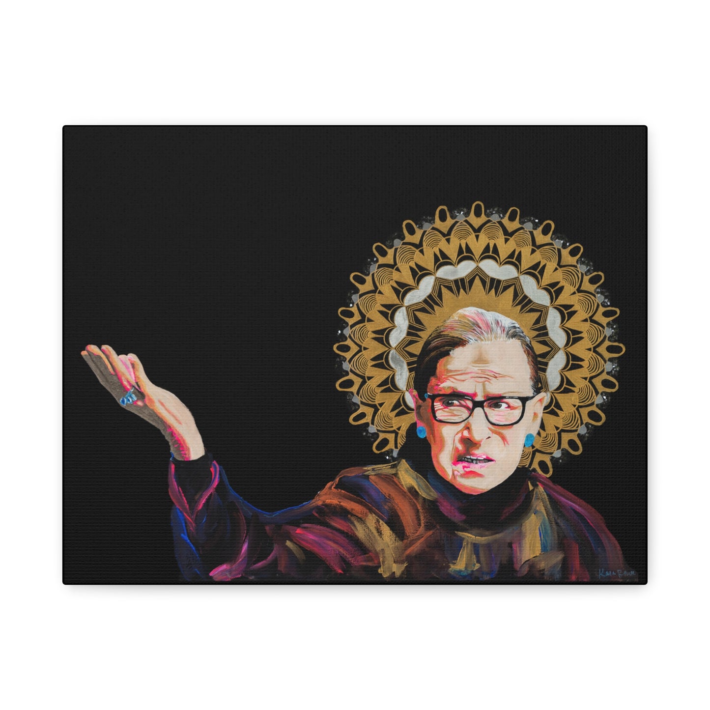 Ruth Bader Ginsburg Canvas Gallery Wrap