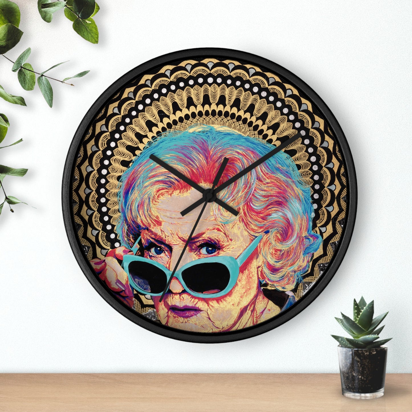 Betty White Wall Clock