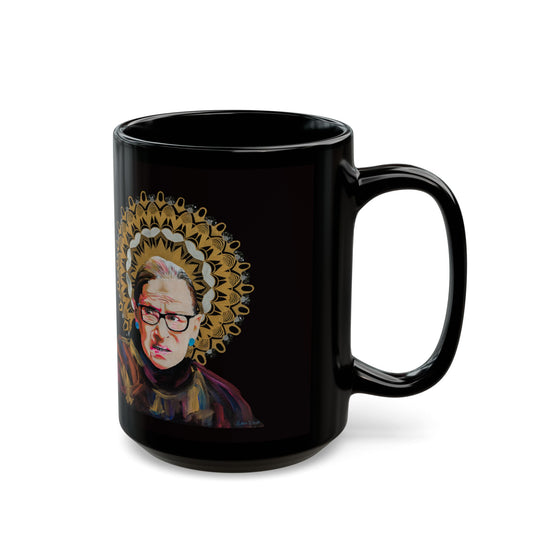 Ruth Bader Ginsburg Black Mug (15oz)