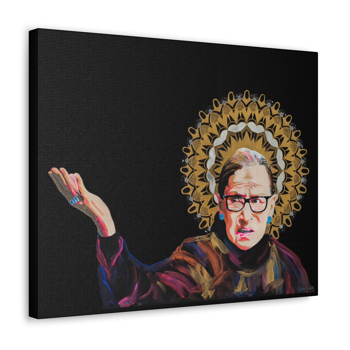 Ruth Bader Ginsburg Canvas Gallery Wrap