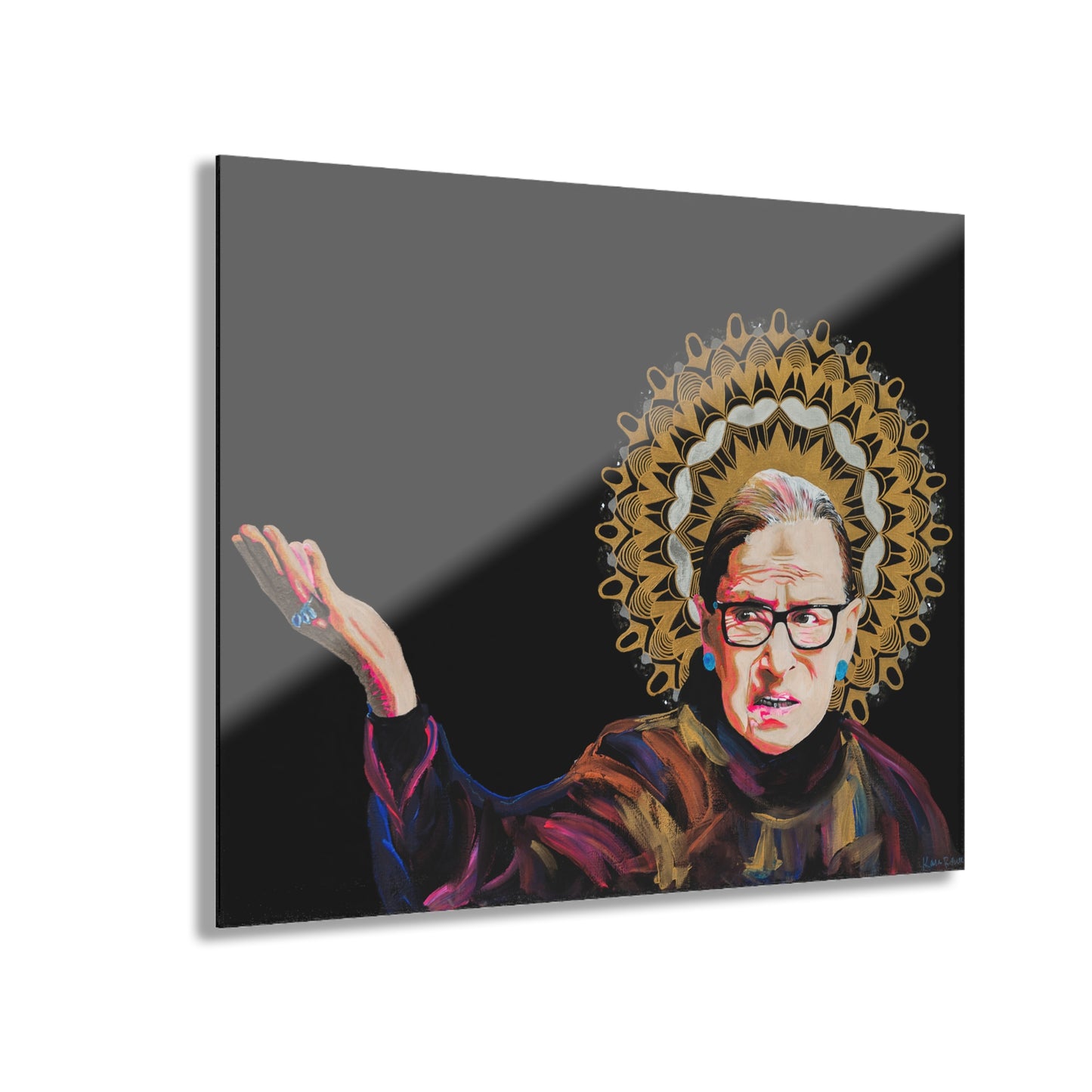 Ruth Bader Ginsburg Acrylic Prints (French Cleat Hanging)