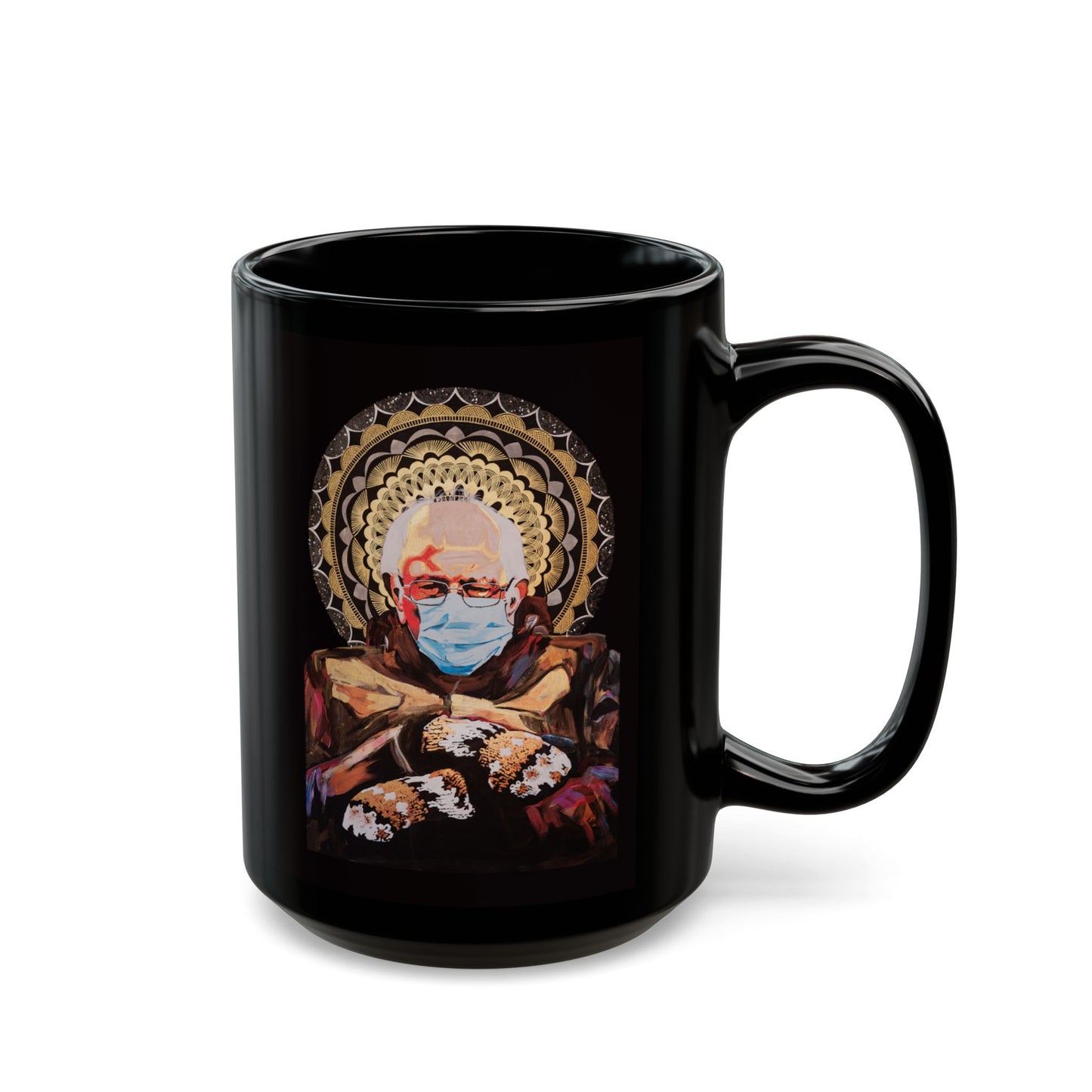 Bernie Sanders Black Mug (15oz)