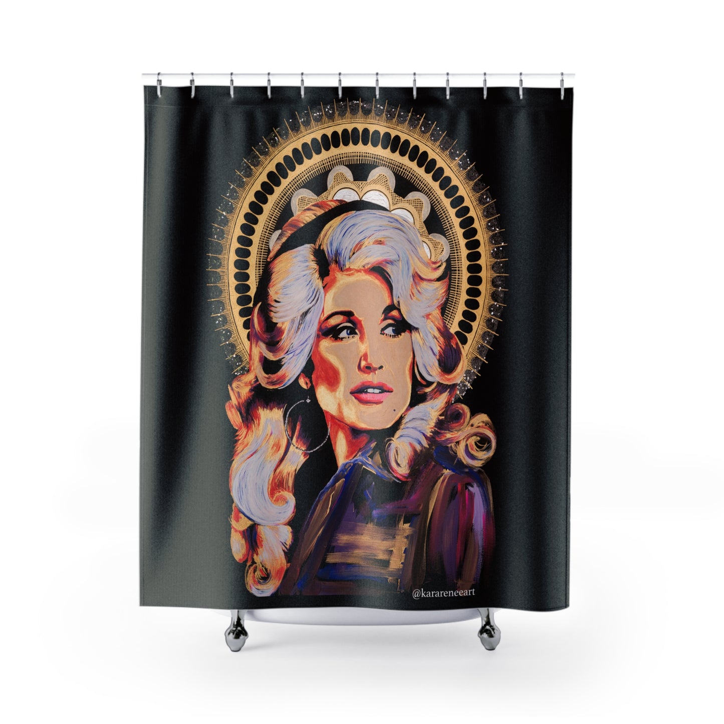 Dolly Parton Shower Curtain