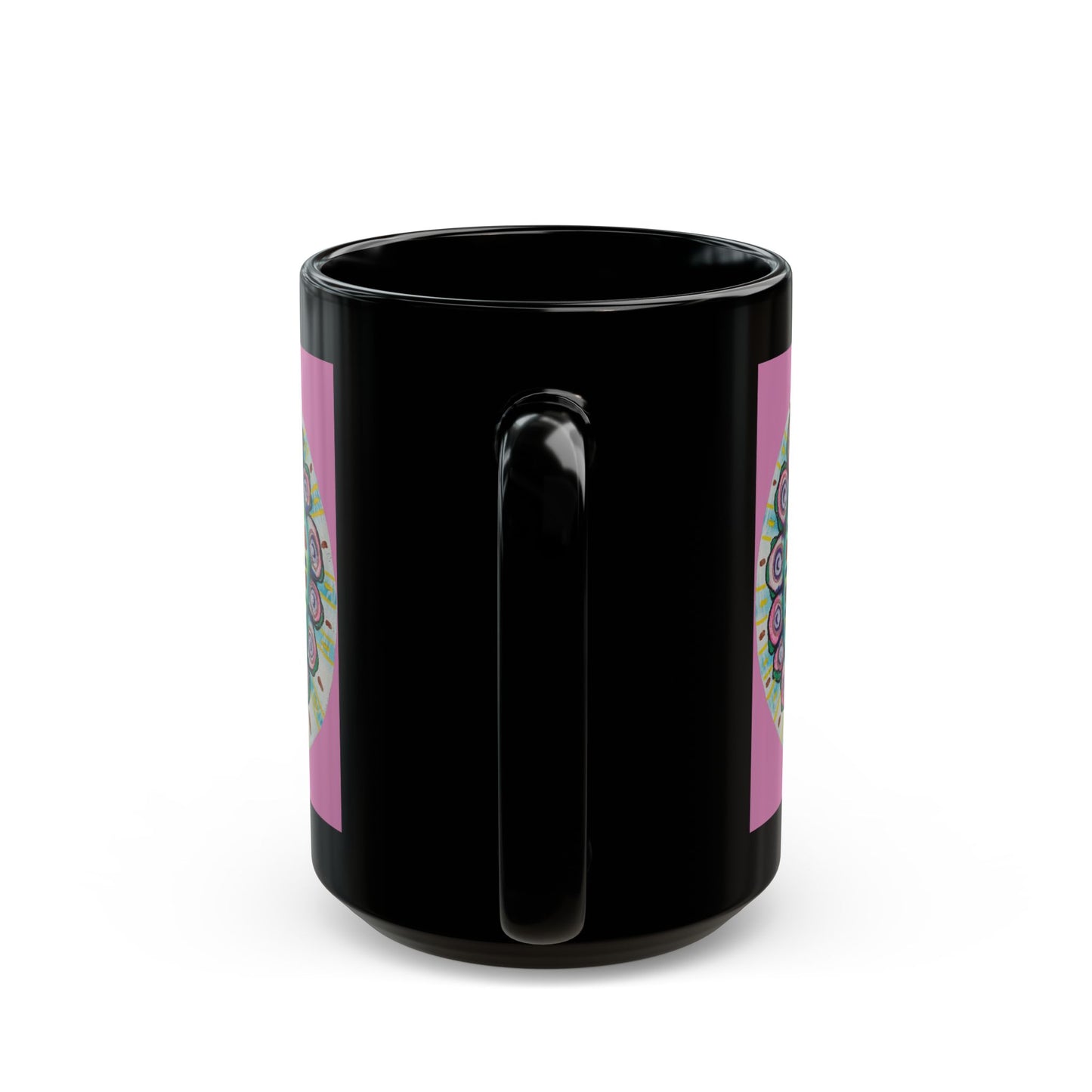 Eye 8 Black Mug (15oz)