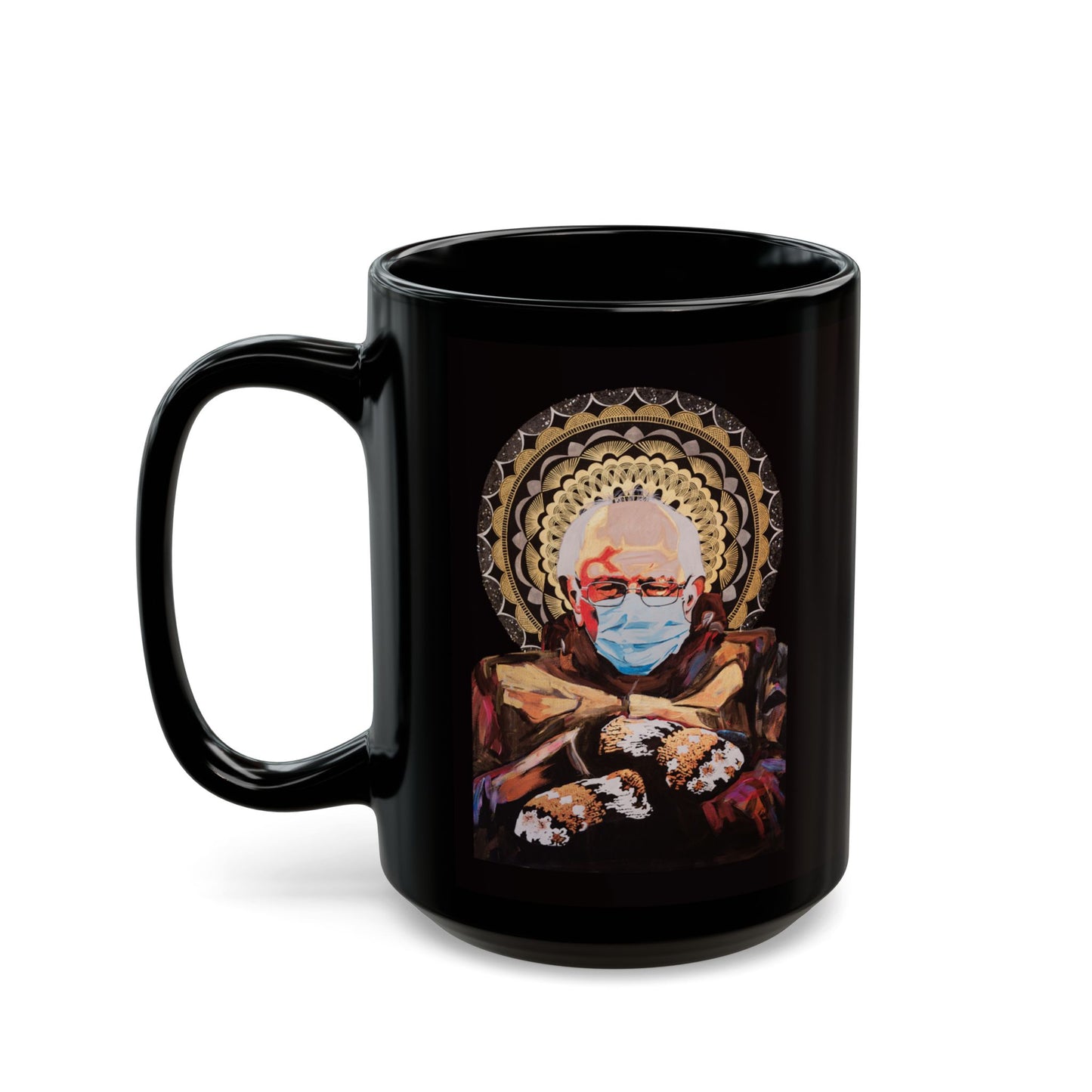 Bernie Sanders Black Mug (15oz)