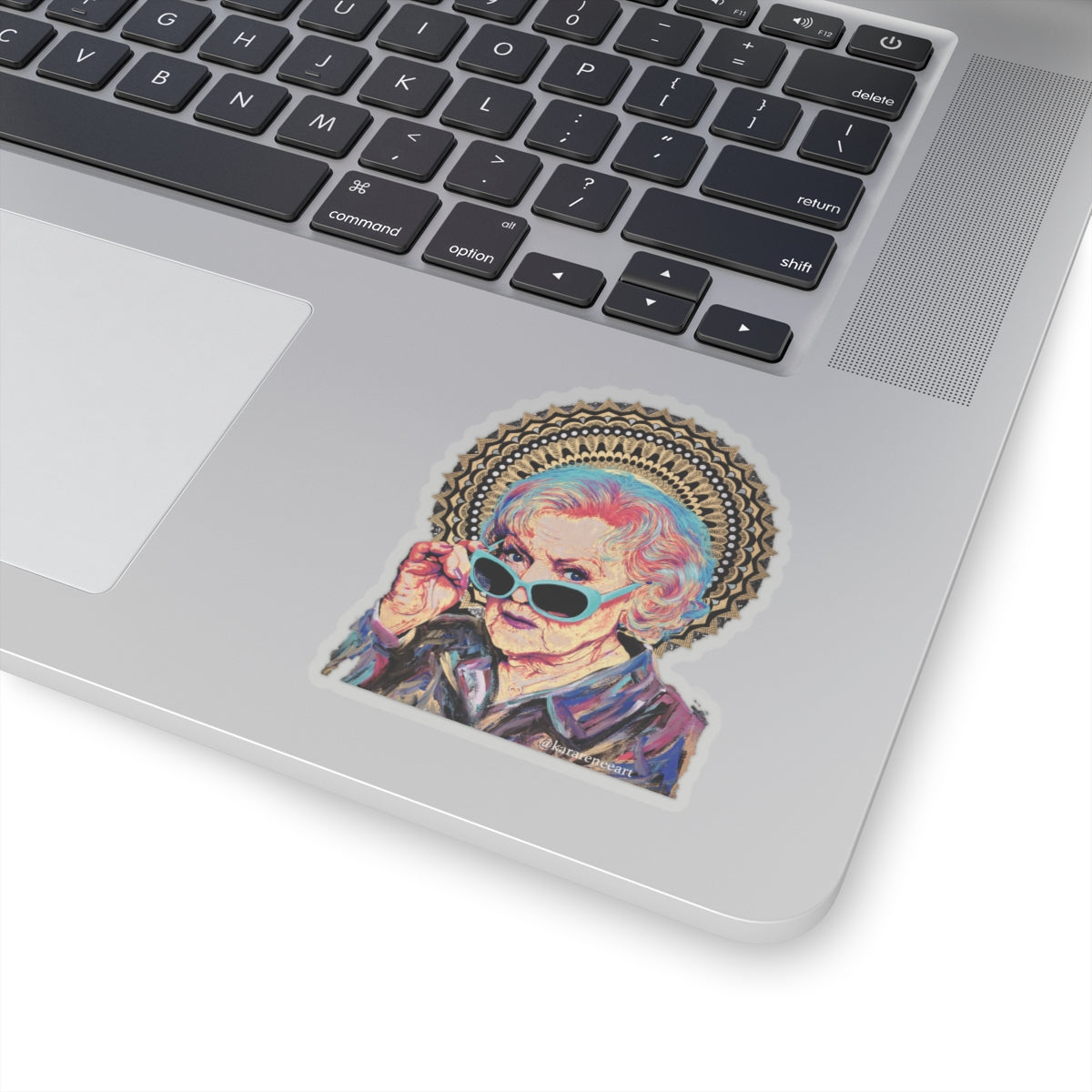 Betty White Kiss-Cut Sticker