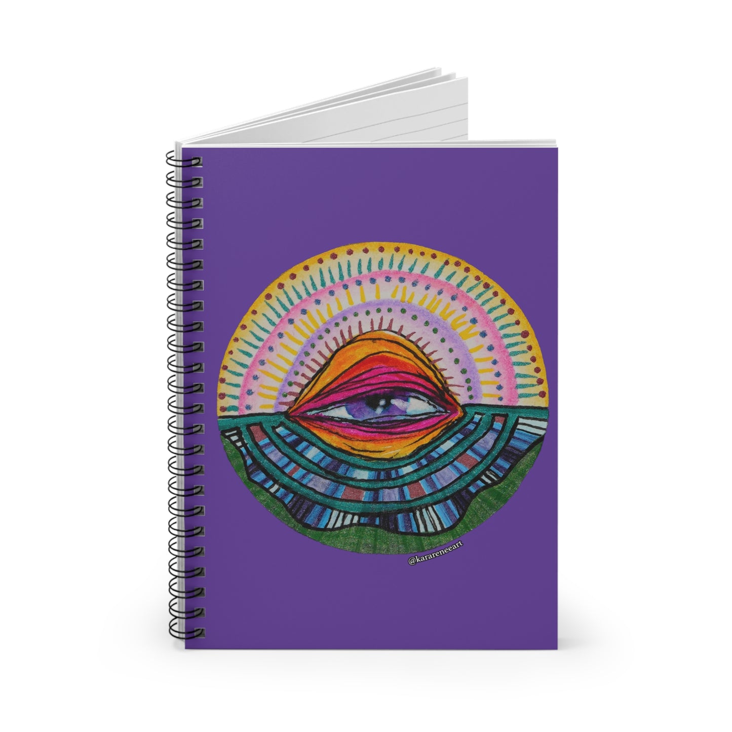 Eye 6 Spiral Notebook - Ruled Line