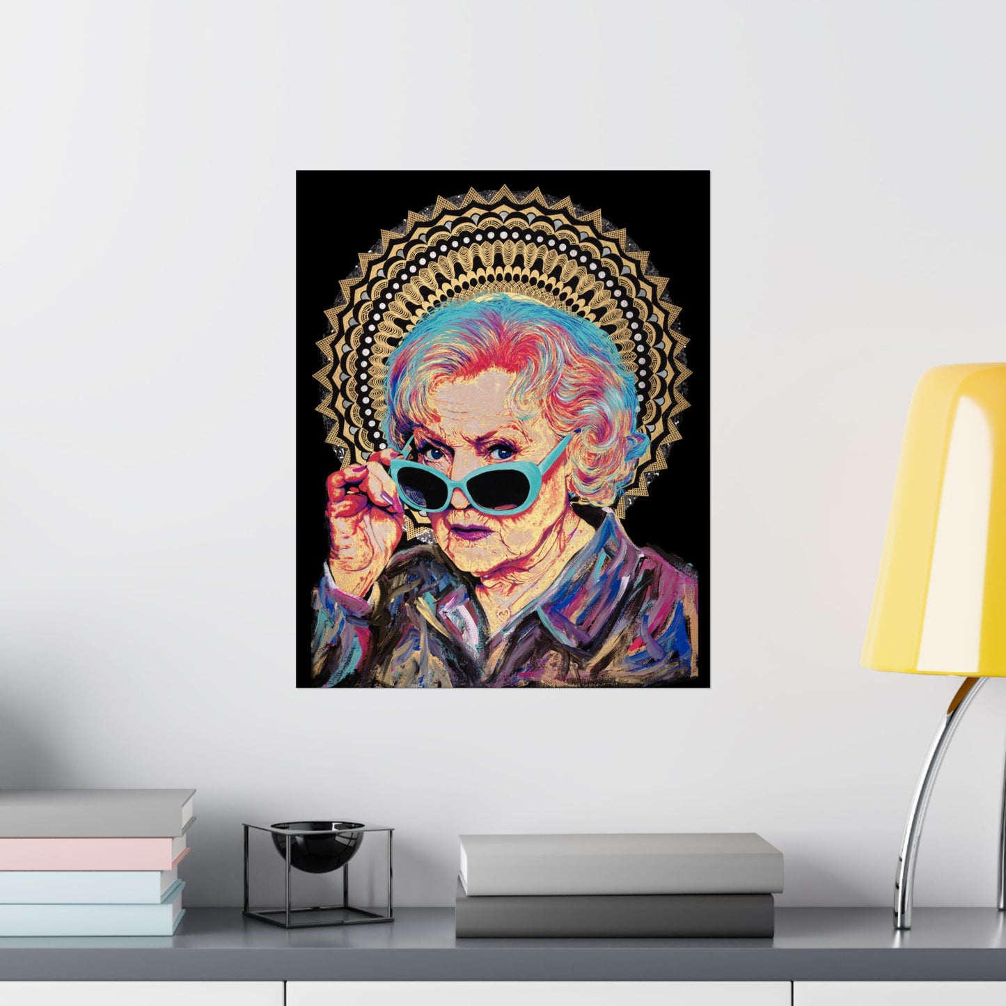 Betty White Matte Vertical Poster