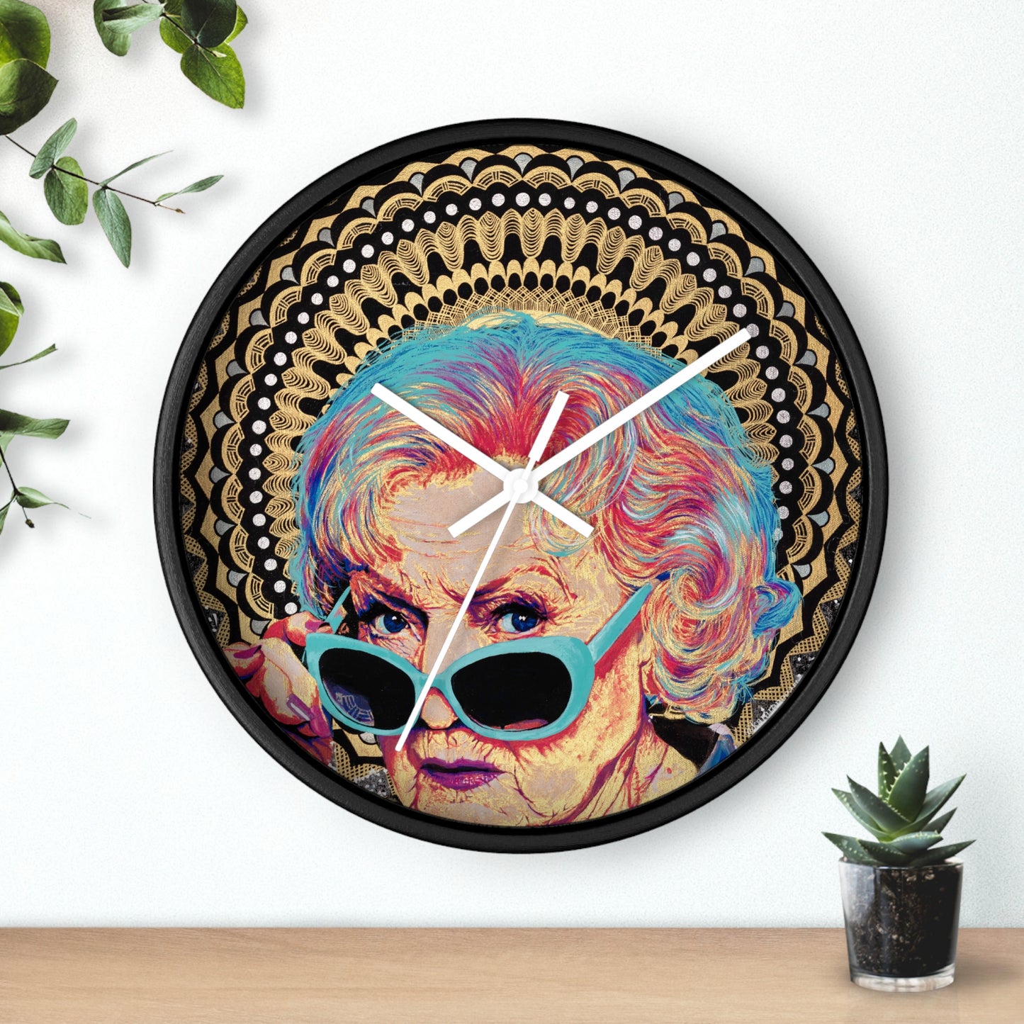 Betty White Wall Clock