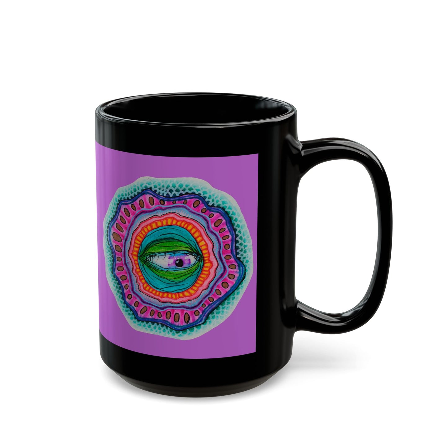 Eye 9 Black Mug (15oz)