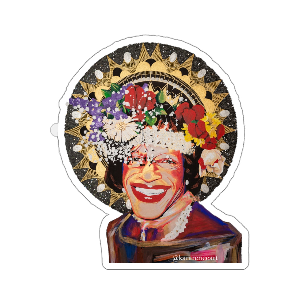 Marsha P Johnson Kiss-Cut Sticker