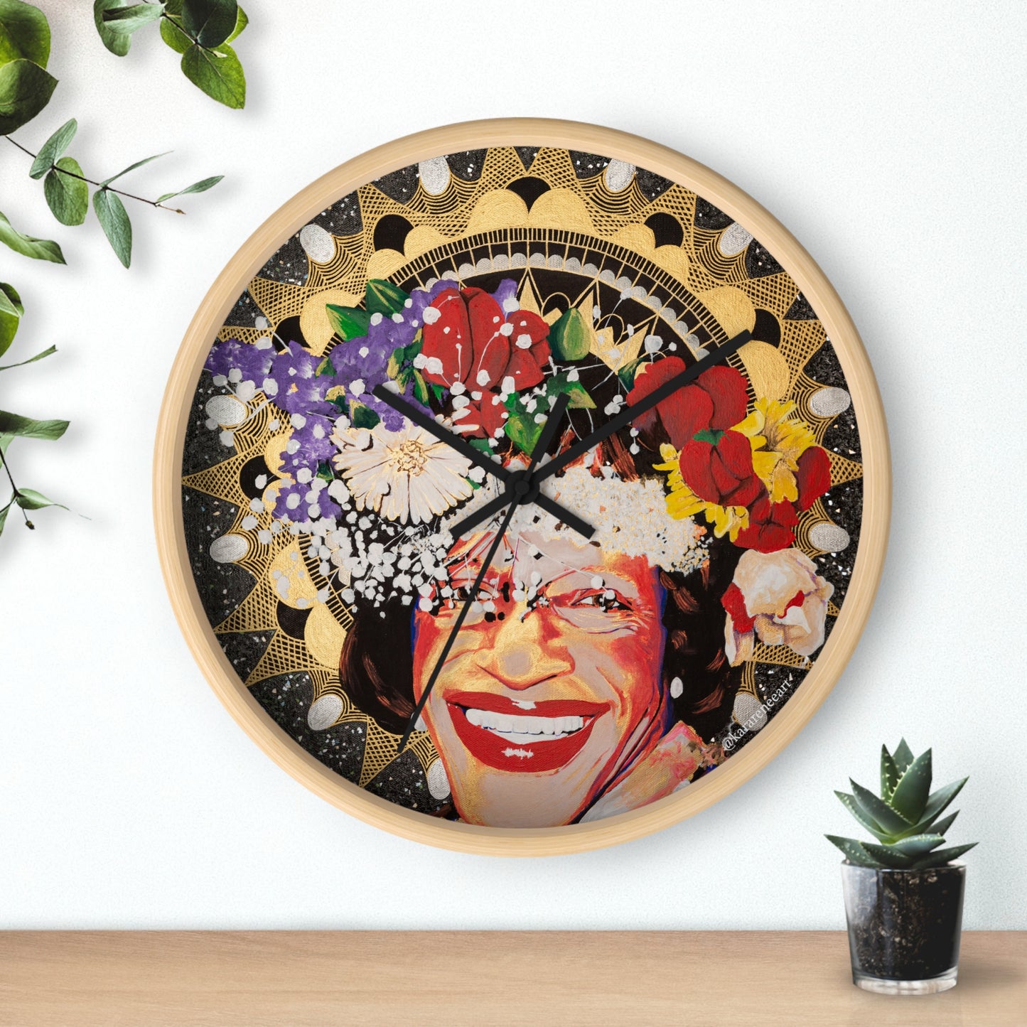 Marsha P Johnson Wall Clock