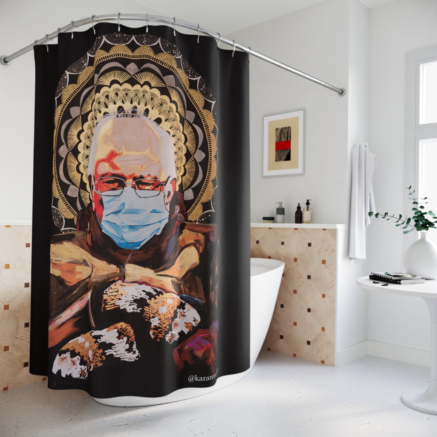 Bernie Sanders Shower Curtain