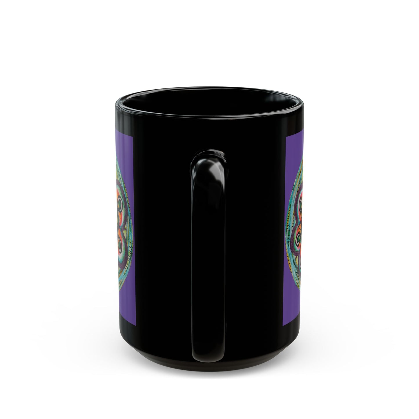 Eye 3 Black Mug (15oz)