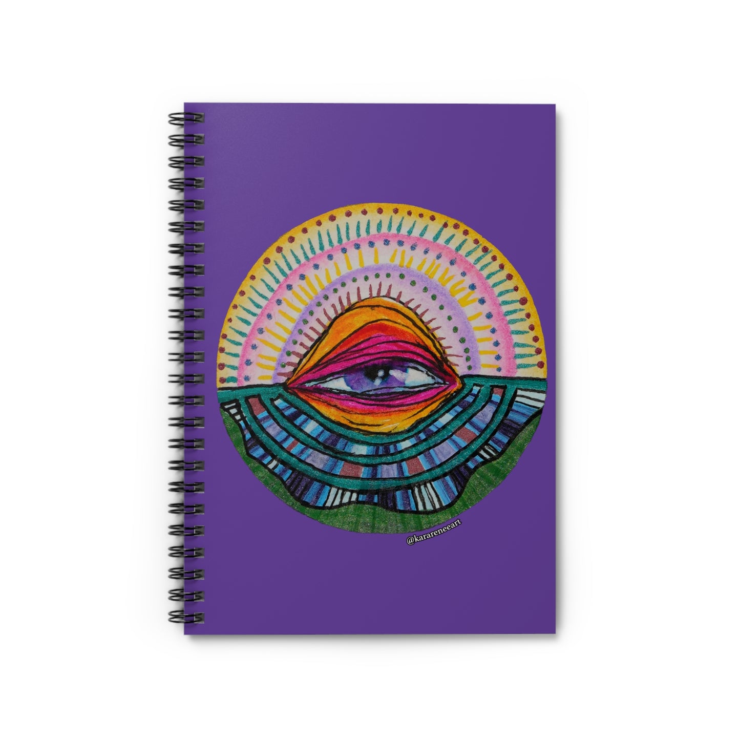 Eye 6 Spiral Notebook - Ruled Line