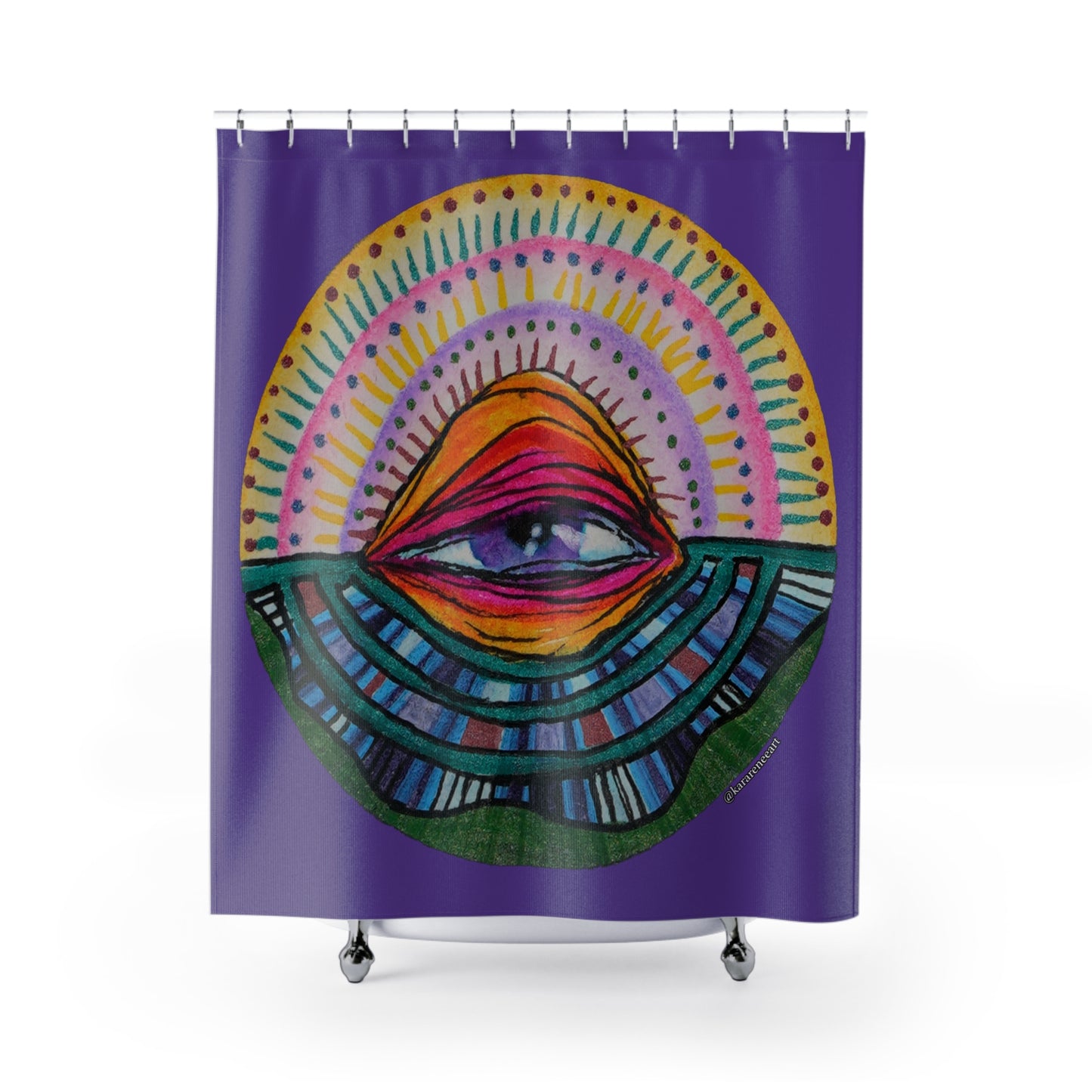 Eye 6 Shower Curtain