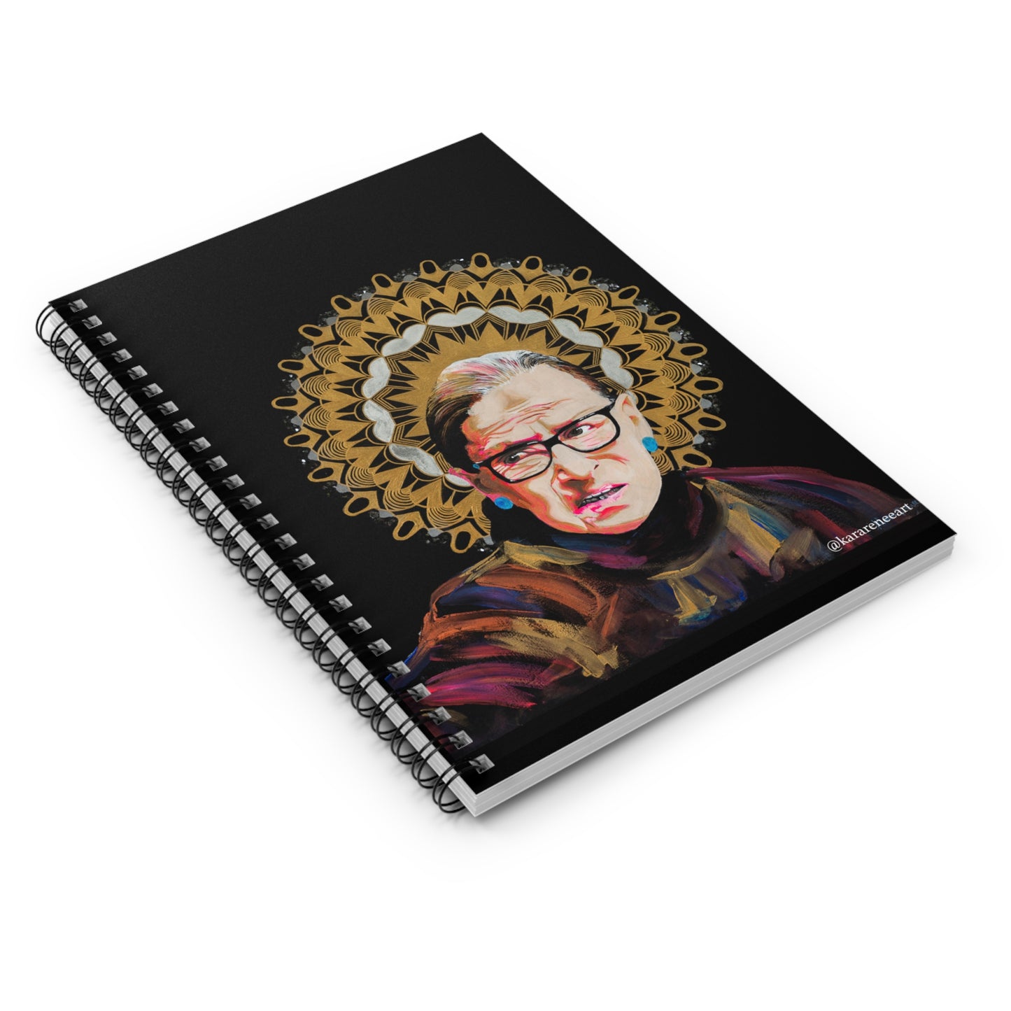 Ruth Bader Ginsburg Spiral Notebook - Ruled Line