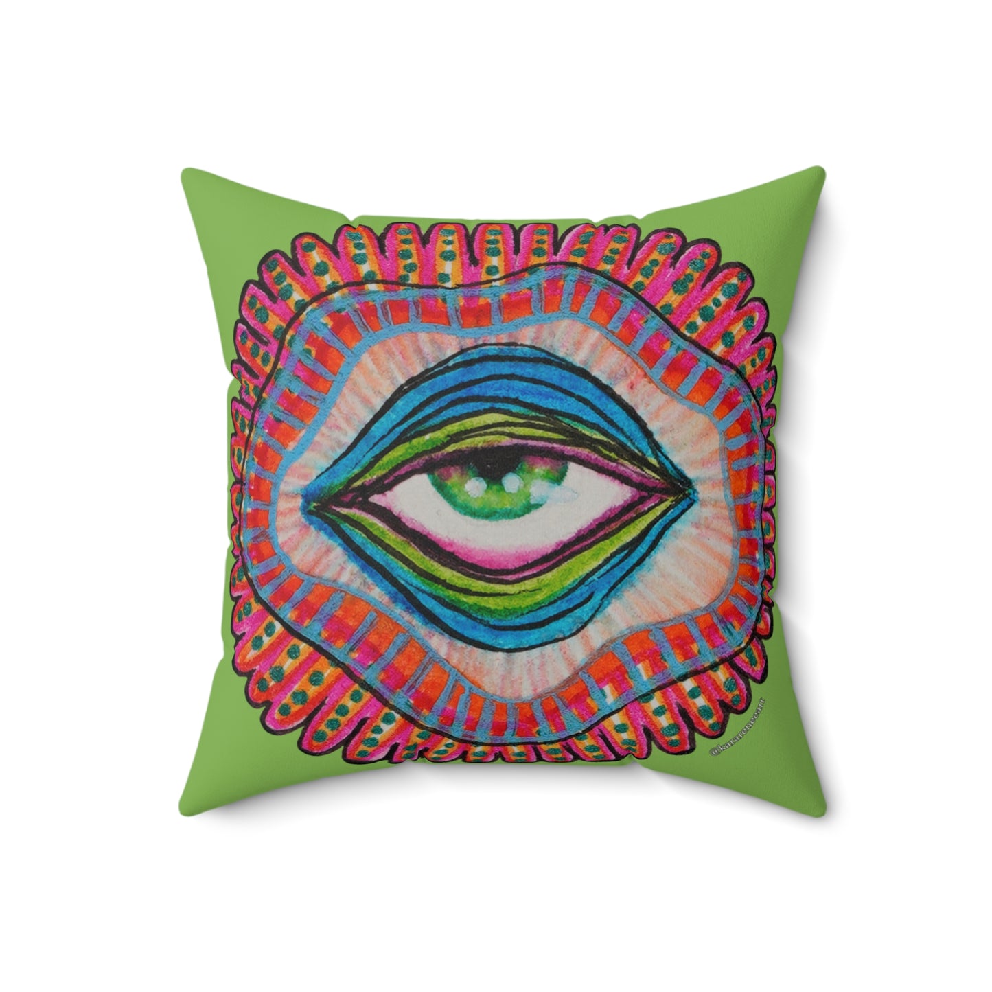 Eye 4 Spun Polyester Square Pillow