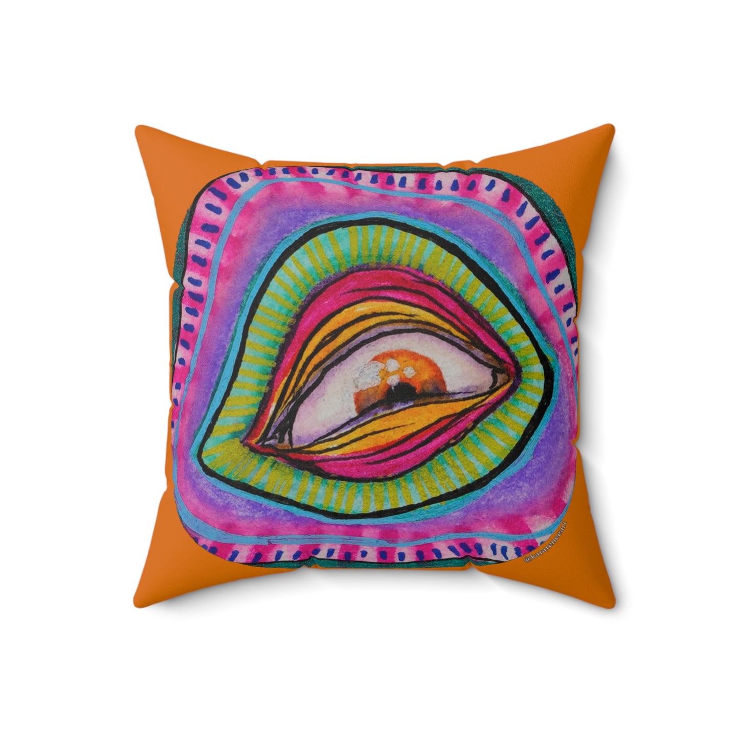 Eye 5 Spun Polyester Square Pillow