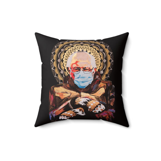 Bernie Sanders Spun Polyester Square Pillow